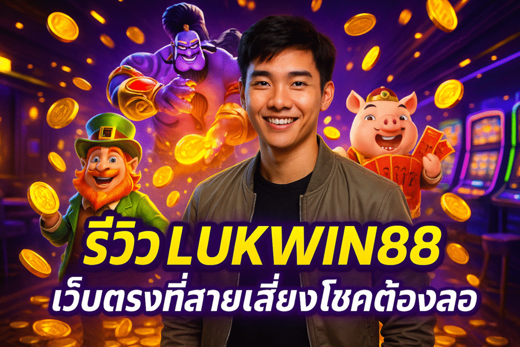 รีวิว LUKWIN88 เว็บตรงที่สายเสี่ยงโชคต้องลอง