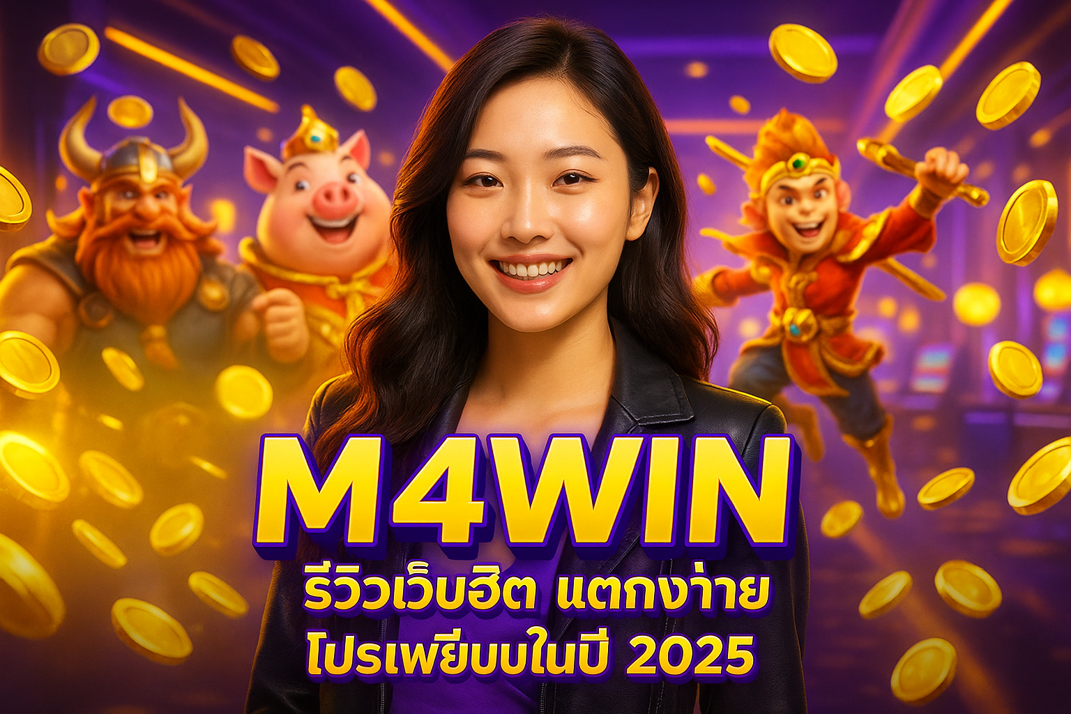 M4WIN รีวิวเว็บฮิต แตกง่าย โปรเพียบในปี 2025
